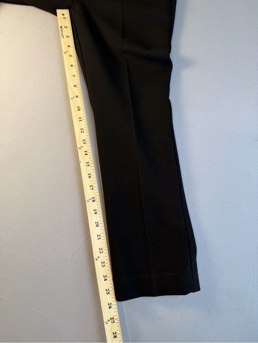 Chico's Women’s Dress Pants Slim Straight With Elastic Invisable Waist 00 Short - Picture 7 of 15